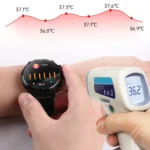 E300 1.32 Inch Screen TPU Watch Strap Smart Health Watch Supports Body Temperature Monitoring, ECG monitoring blood pressure - Image 5