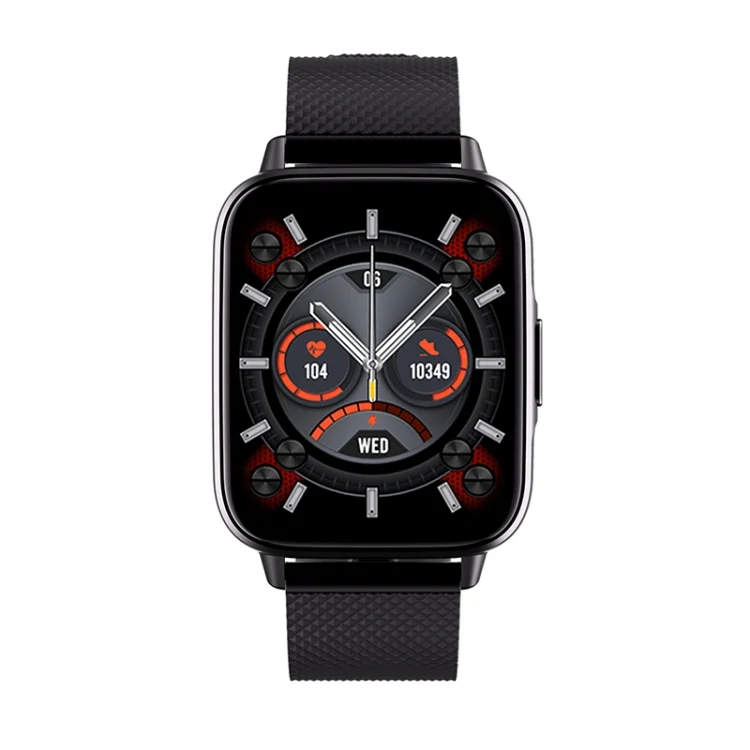 EDA003296201A_1.webp FW02 1.7 Inch Square Screen Silicone Strap Smart Health Watch Supports Heart Rate, Blood Oxygen Monitoring - Image 7