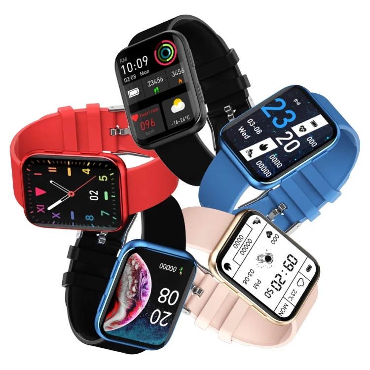 EDA003296801_B5.webp GX08 1.69 Inch Square Screen Smart Watch Supports Heart Rate Detection, Blood Pressure Detection, Blood Oxygen Detection - Image 6