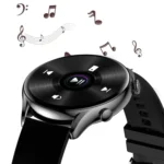 X5 1.32 Inch Round Screen Leather Strap Smart Health Watch Supports Body Temperature Monitoring, ECG Monitoring, Blood Pressure - Image 2