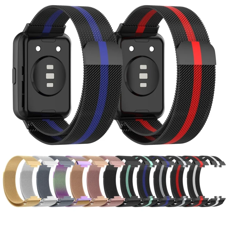 EDA003301901_B3.webp For Huawei Watch Fit 2 Milan Magnetic Stainless Steel Watch Band - Image 4