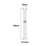 For Huawei Watch Fit 2 Three-bead Metal Stainless Steel Watch Band - Image 2