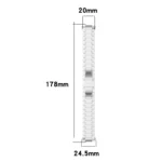 For Huawei Watch Fit 2 One-bead Metal Stainless Steel Watch Band - Image 2