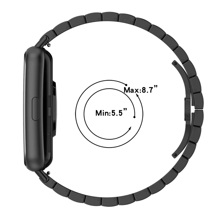 EDA003302501_B2.webp For Huawei Watch Fit 2 One-bead Metal Stainless Steel Watch Band - Image 3