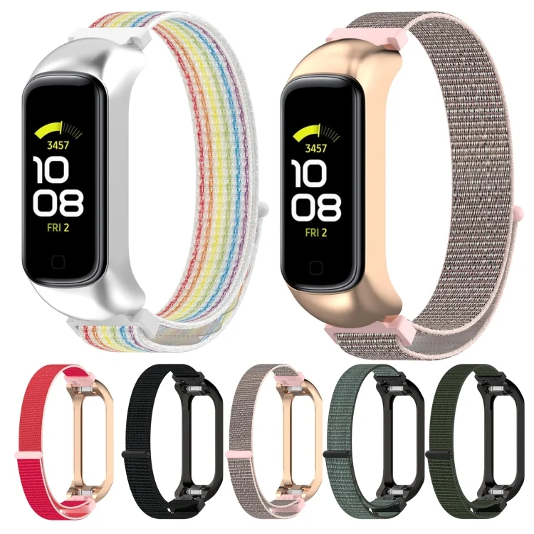 EDA003302801_B3.webp For Samsung Galaxy Fit 2 SM-R220 Nylon Loop Watch Band - Image 4
