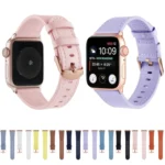 Universal Genuine Leather Watch Band For Apple Watch Series - Image 2