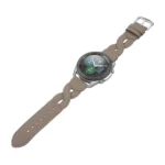 22mm Universal Twist Stitched Genuine Leather Watch Band - Image 6