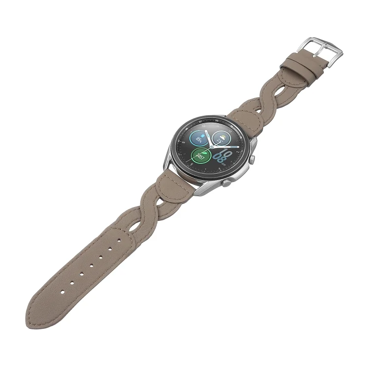 EDA003368501A_2.webp 22mm Universal Twist Stitched Genuine Leather Watch Band - Image 6