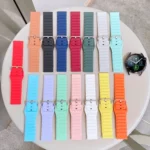 Universal Single Color Silicone Watch Band - Image 3