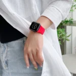 Single Color Silicone Watch Band For Apple Watch Series - Image 4