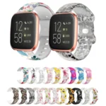 Printing Butterfly Buckle Silicone Watch Band - Image 2