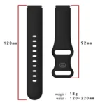 Butterfly Buckle Silicone Watch Band - Image 2