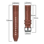 For Huawei Watch GT3 Pro 46mm Bamboo Joint Texture Silicone Leather Watch Band - Image 2