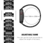 Diamond Metal Watch Band For Apple Watch Series - Image 4