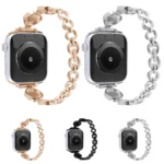 Crystal Texture Metal Watch Band For Apple Watch Series - Image 2