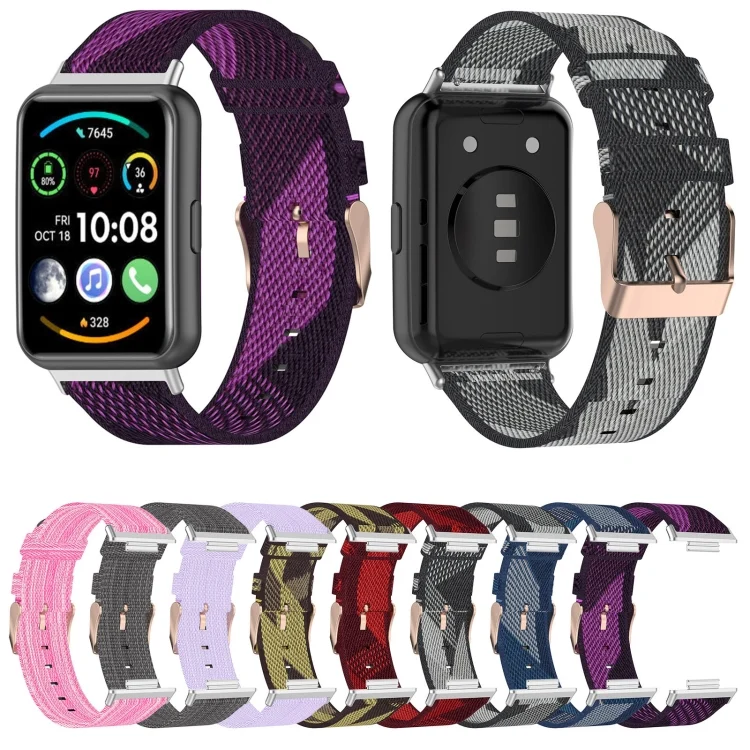 EDA003398101_B2.webp Nylon Woven Watch Band - Image 3