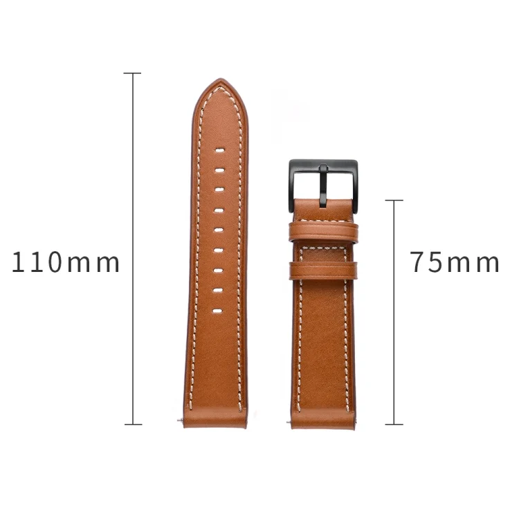 EDA003403501_B2.webp First Layer Leather Sewing Thread Watch Band 20mm / 22mm - Image 3