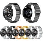 22mm Universal Seven-bead Stainless Steel Watch Band - Image 2
