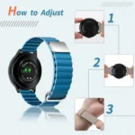 Magnetic Buckle Leather Watch Band - Image 3
