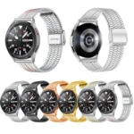 20mm Universal Seven-bead Stainless Steel Watch Band - Image 2