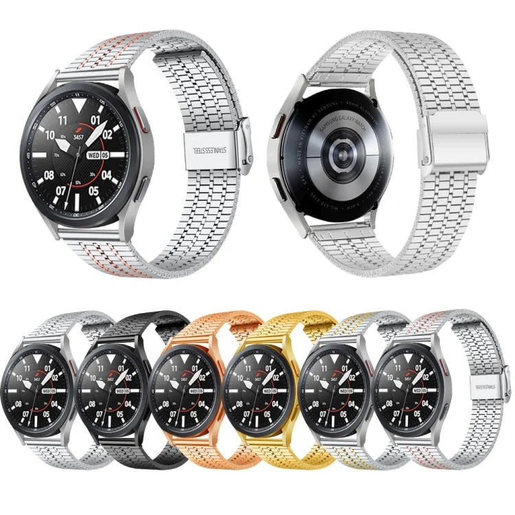 EDA003432001_B1.webp 20mm Universal Seven-bead Stainless Steel Watch Band - Image 2
