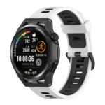 22mm Stripe Two-color Silicone Watch Band
