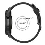 22mm Stripe Two-color Silicone Watch Band - Image 2