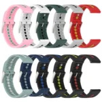 22mm Color Hole Silicone Watch Band - Image 3