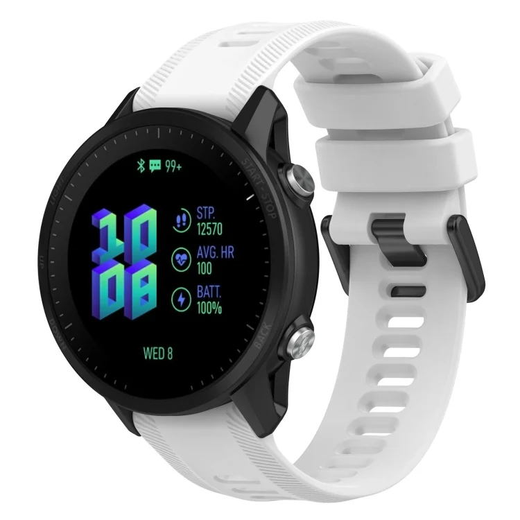 22mm Silicone Twill Watch Band