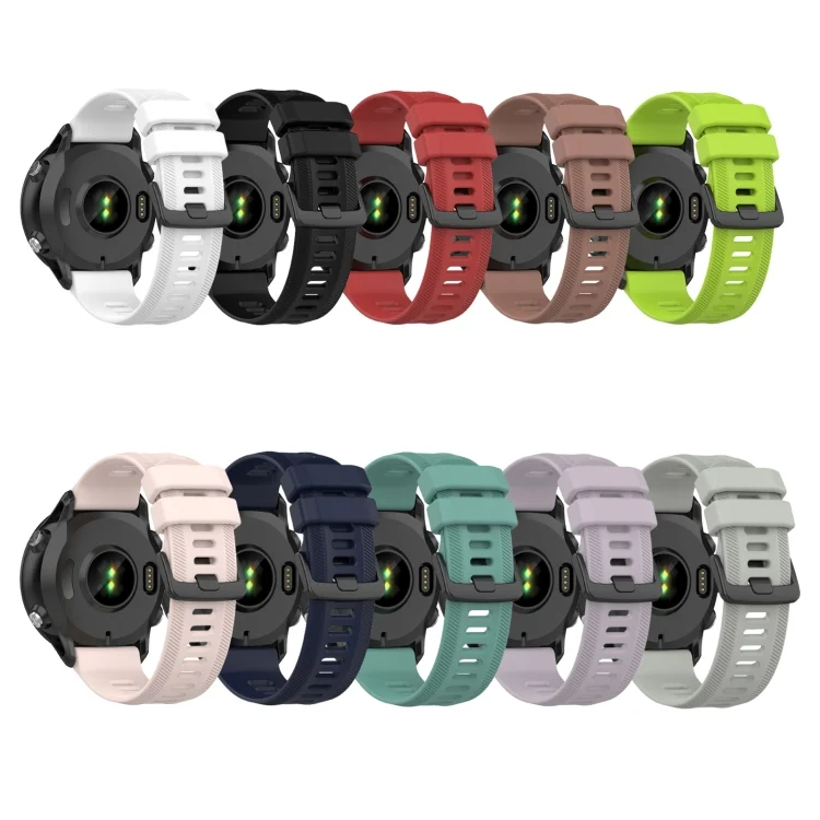 EDA003446801_B2.webp 22mm Silicone Twill Watch Band - Image 3
