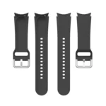 Official Silicone Silver Round Buckle Watch Band - Image 6