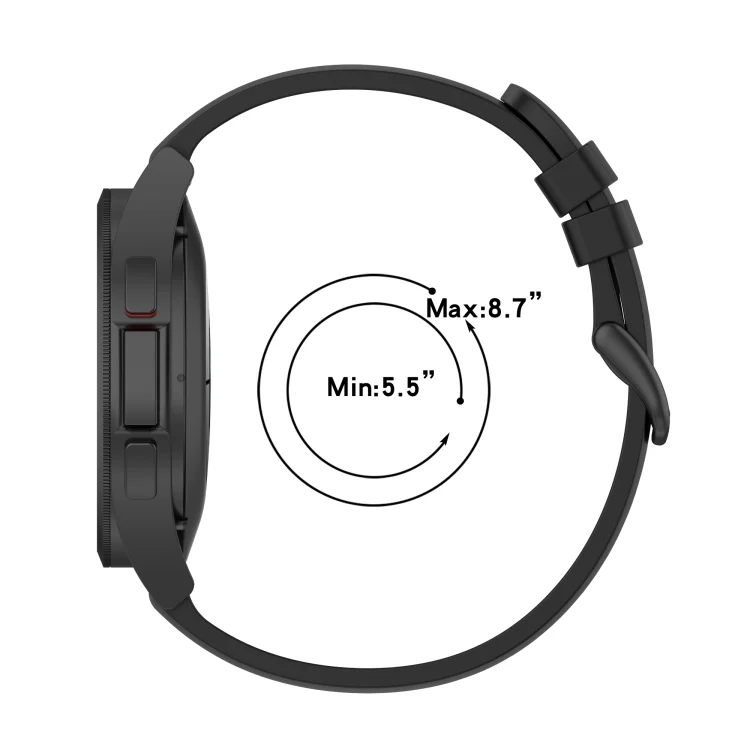 EDA003453702_B3.webp 20mm Round Tail Silicone Watch Band - Image 4