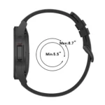 20mm Round Tail Silicone Watch Band - Image 4