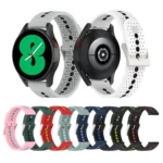 20mm Colorful Hole Silicone Watch Band - Image 2