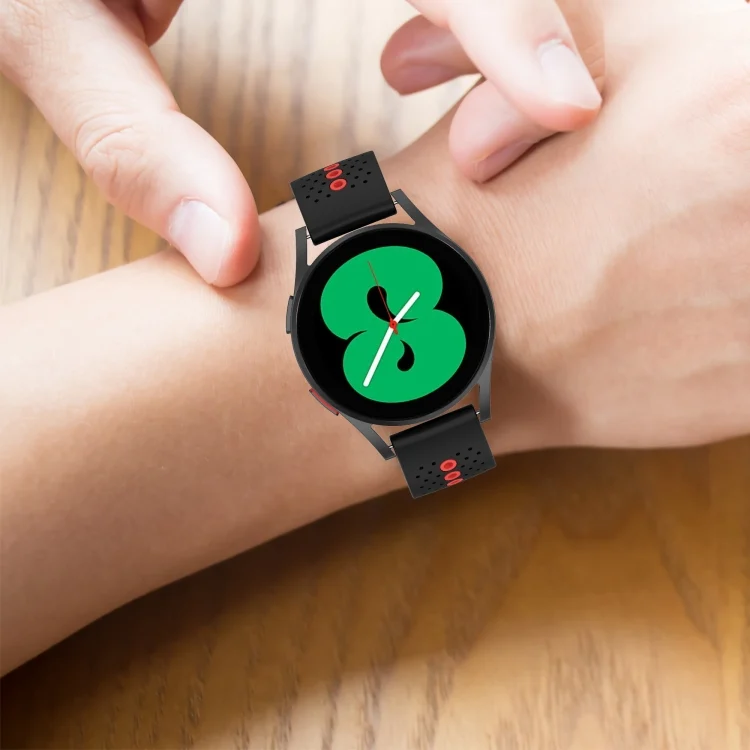 EDA003453903_B2.webp 20mm Colorful Hole Silicone Watch Band - Image 3