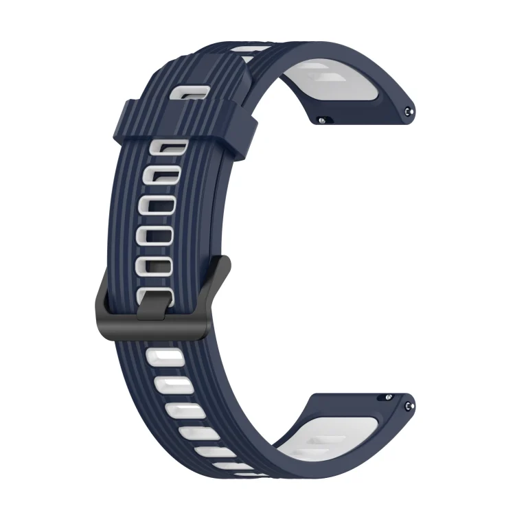 EDA003454601A_1.webp 20mm Two-color Stripe Silicone Watch Band - Image 5