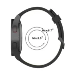 20mm Two-color Stripe Silicone Watch Band - Image 4