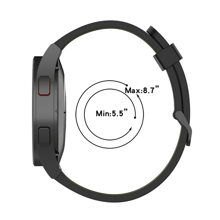 EDA003454603_B3.webp 20mm Two-color Stripe Silicone Watch Band - Image 4