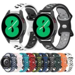 20mm Two-color Diamond Silicone Watch Band - Image 2