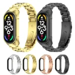 For Xiaomi Mi Band 7 / 7 NFC MIJOBS Stainless Steel Watch Band - Image 2