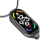 For Xiaomi Mi Band 7 / 7 NFC MIJOBS Metal Pendant Stainless Steel Watch Necklace