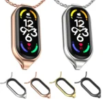 For Xiaomi Mi Band 7 / 7 NFC MIJOBS Metal Pendant Stainless Steel Watch Necklace - Image 2