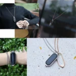 For Xiaomi Mi Band 7 / 7 NFC MIJOBS Metal Pendant Stainless Steel Watch Necklace - Image 6