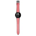 Silicone + Leather Black Buckle Watch Band - Image 6