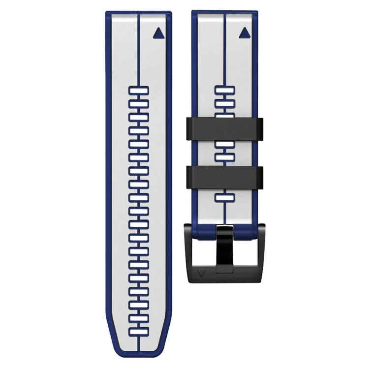 EDA003487101A_2.webp Vertical Stripes Two-color Silicone Watch Band - Image 5