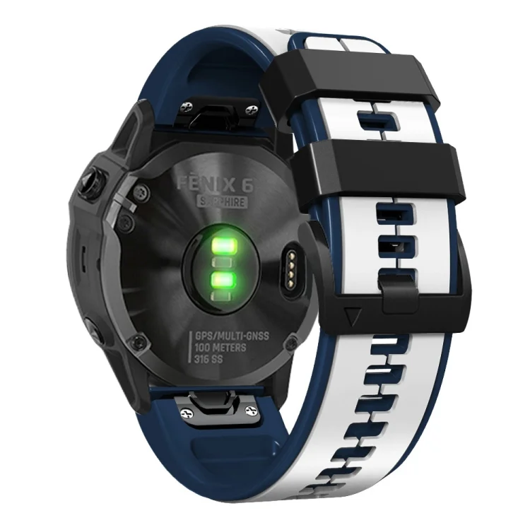 EDA003487101A_3.webp Vertical Stripes Two-color Silicone Watch Band - Image 6