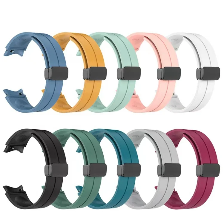 EDA003502701_B2.webp Folding Buckle Silicone Watch Band - Image 3