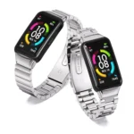 Mijobs Bamboo Stainless Steel Metal Watch Band - Image 4