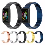 Mijobs Bamboo Stainless Steel Metal Watch Band - Image 2