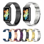 Mijobs Bamboo Stainless Steel Metal Watch Band - Image 2